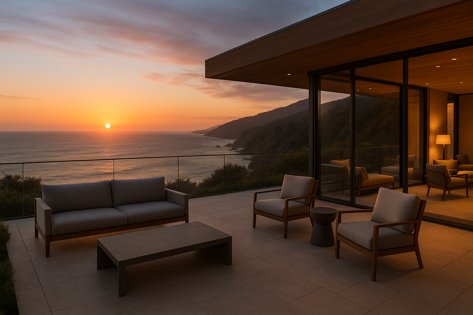 California coast luxury villa